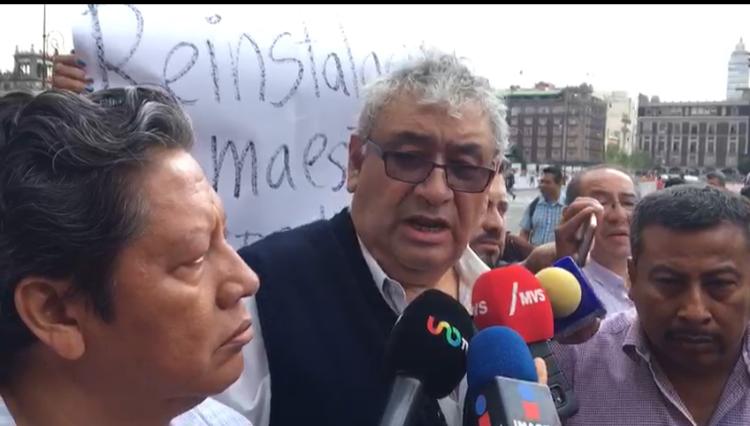 Enrique Enríquez, líder sección 9 CNTE en la Ciudad de México (Especial)