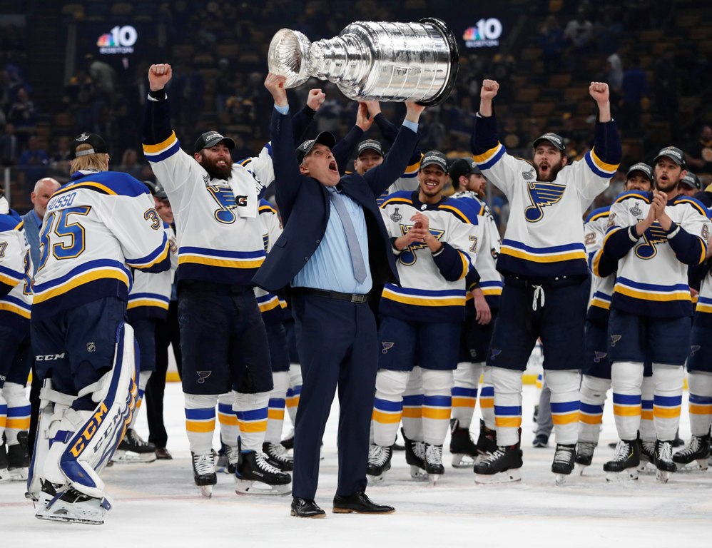 Los Blues de San Luis no se instalaban en una Final de NHL desde 1970 (Reuters)