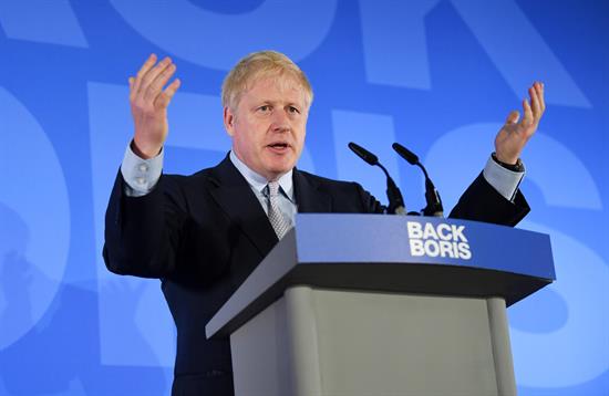 Boris Johnson lidera las votaciones para sustituir a May. | EFE