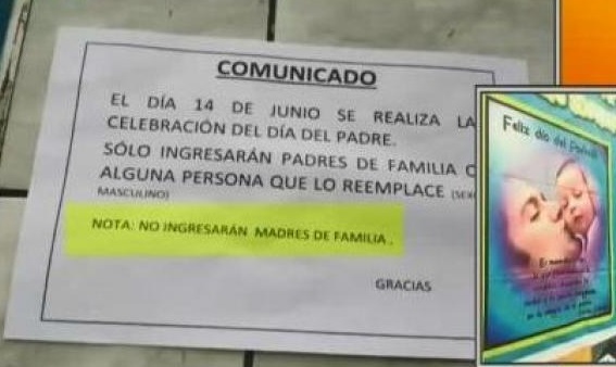 Comunicado de la escuela en Perú (ATV Noticias)