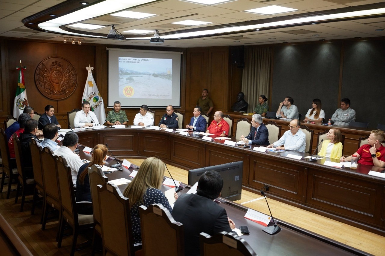 El municipio de Monterrey instaló un Comité de Contingencias Hidrometeorológicas. Foto: Especial