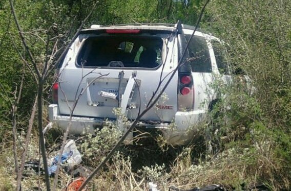 Vehículo asegurado tras balacera.