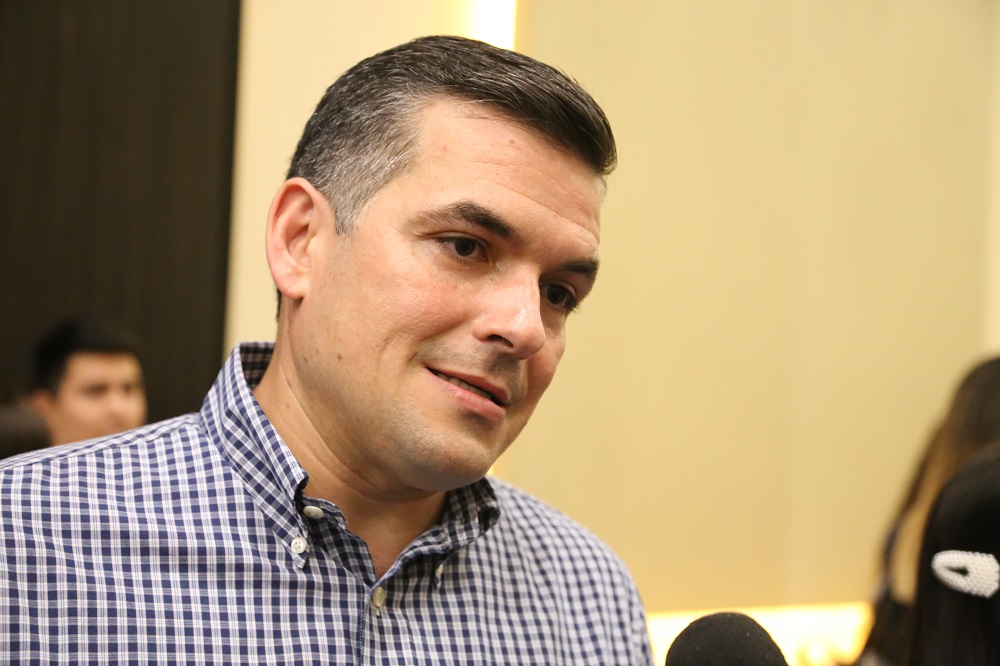 El dirigente estatal del Partido Acción Nacional (PAN), Mauro Guerra. (Jorge López)