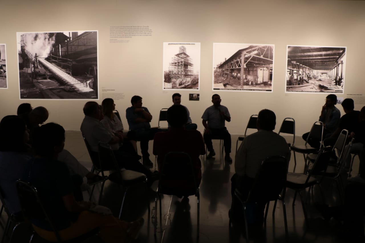 La exposición "Memoria de Acero" es la tercera muestra que se desprende del proyecto de digitalización emprendido por Ternium México. (Gustavo Mendoza