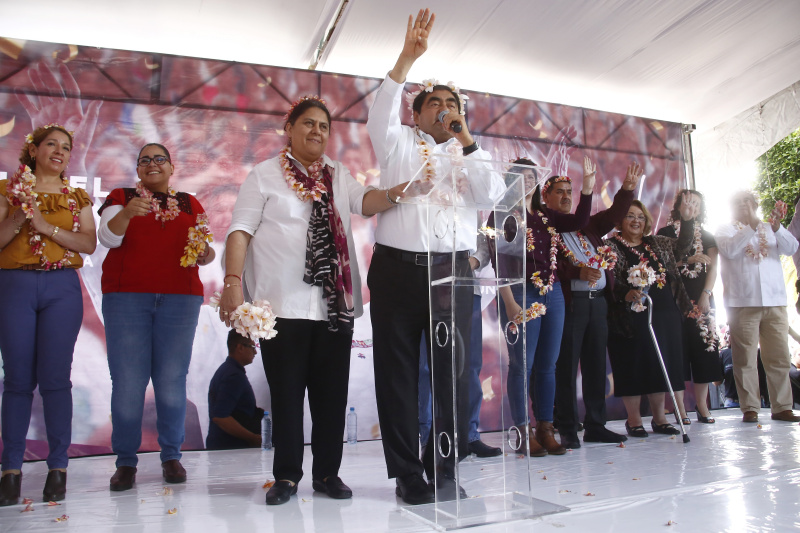 Miguel Barbosa visitó Xicotepec como parte de la gira del agradecimiento (Agencia Enfoque)