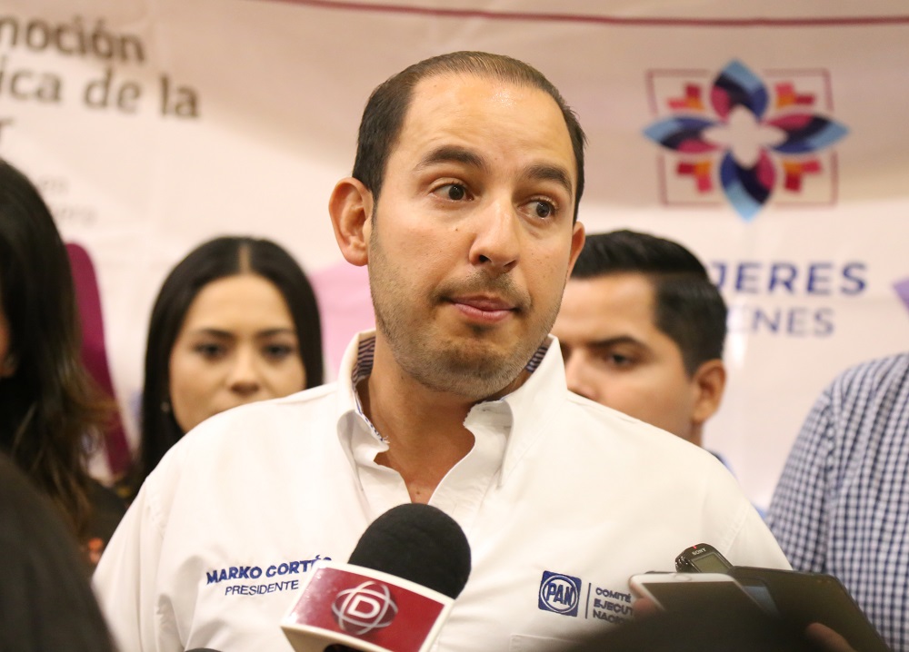 El presidente nacional del PAN, Marko Cortés. (Jorge López)