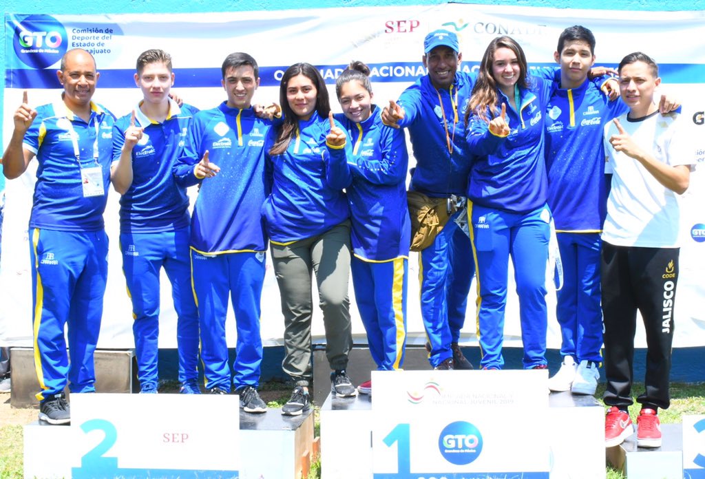 La delegación Jalisco consiguió su estrella 20 en la Olimpiada Nacional. (Cortesía)