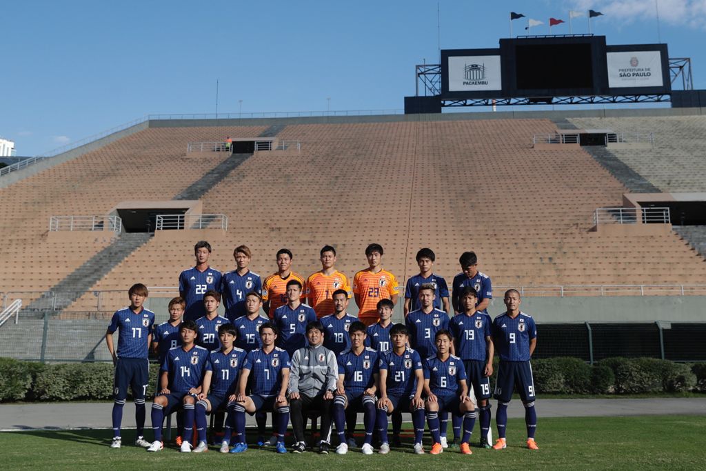 Foto oficial de la Selección de Japón para la Copa América Brasil 2019 (EFE)