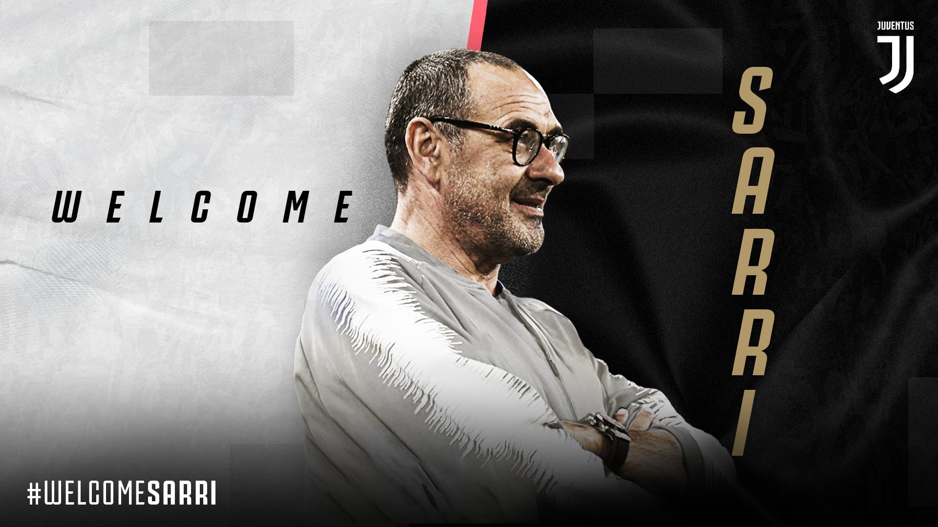 Maurizio Sarri es nuevo entrenador de la Juventus (Twitter @juventusfc)