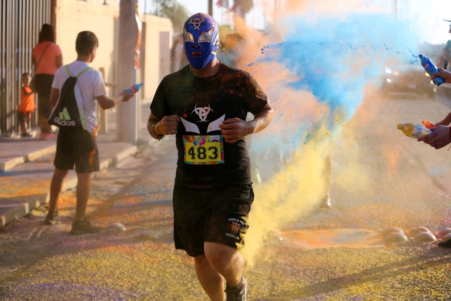 Es la segunda ocasión que se utilizan polvos de colores. (Rolando Riestra)