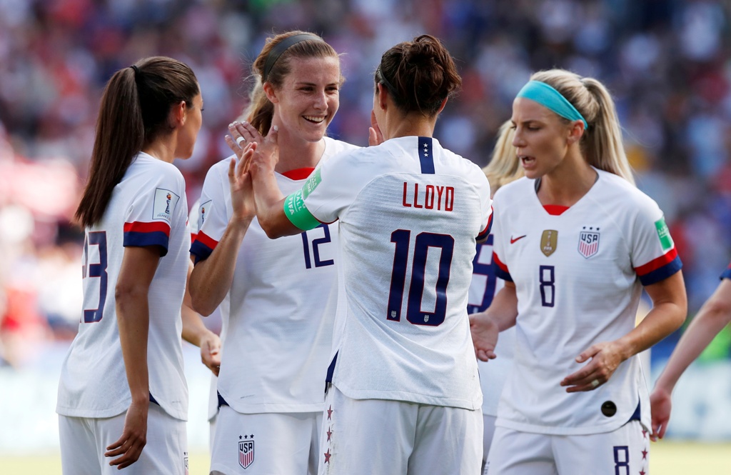 Estados Unidos consiguió otra goleada en el Mundial Femenil (Reuters)