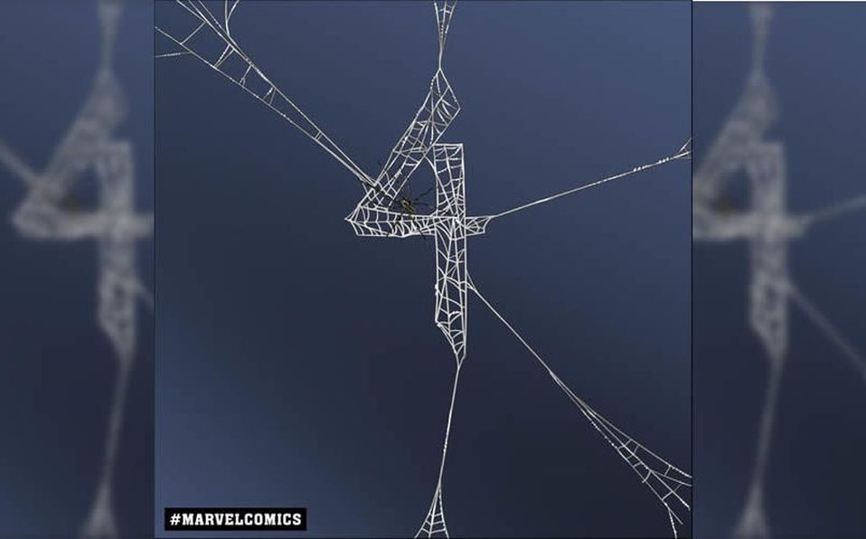 Marvel lanzó una imagen en la que se observa una telaraña que forma el número cuatro.