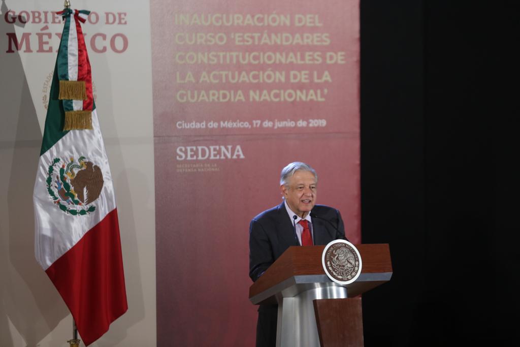 El Presidente en la inauguración del curso “Estándares Constitucionales de la Actuación de la Guarida Nacional" (Jorge Carballo)