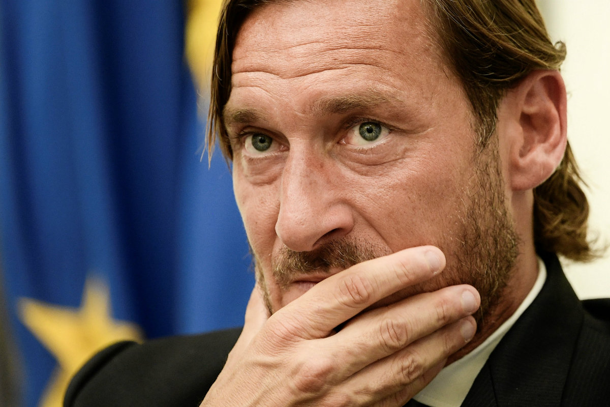 Totti anunció que dejaba su cargo como directivo en la AS Roma (AFP)