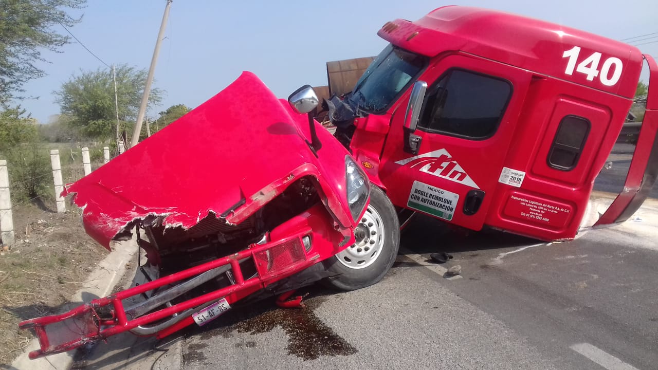 Tráiler quedo destrozado.