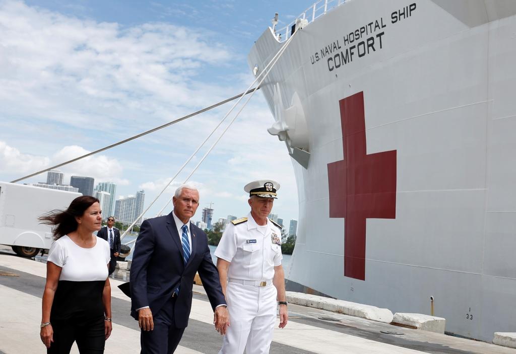 EL USNS Comfort realizará su segundo viaje después de haber estado en 2018 ayudando a migrantes venezolanos en diversos países de la región (AFP)