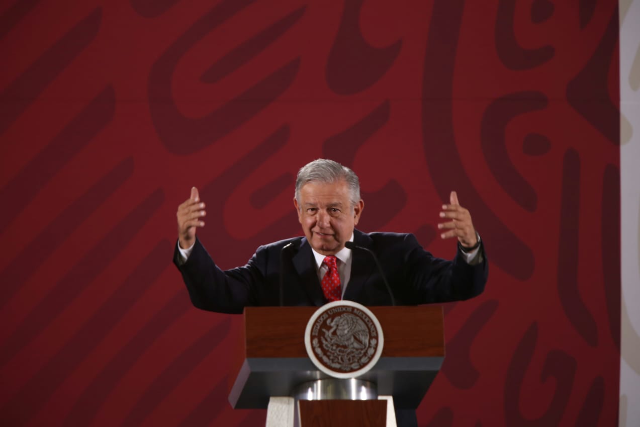 El presidente Andrés Manuel López Obrador respaldó la cancelación de licitaciones para buscar socios a Pemex (Juan Carlos Bautista)