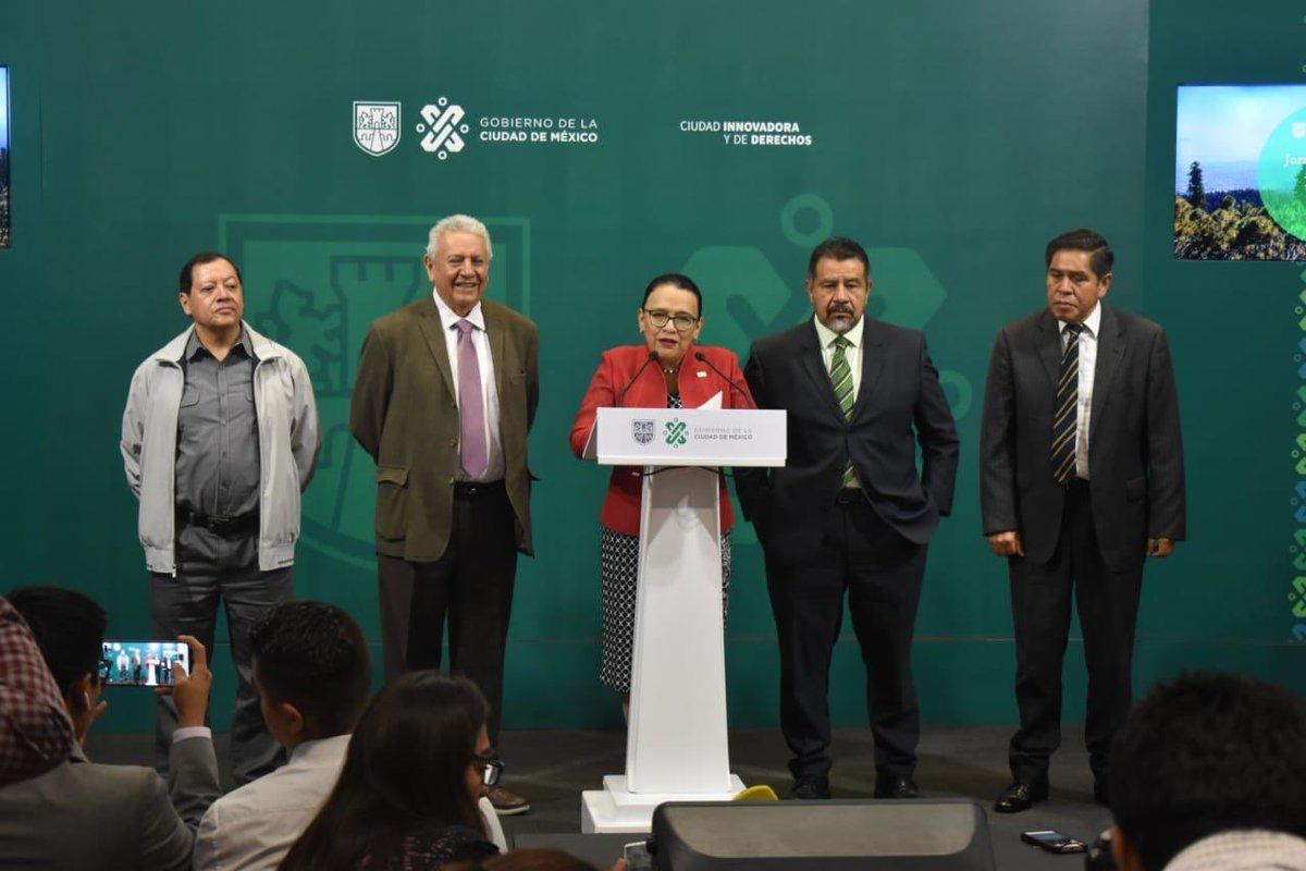 Rosa Icela Rodríguez, secretaria de Gobierno de la CdMx, en conferencia de prensa. (Especial)