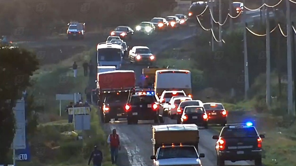 A través de videovigilancia de la estrategia Hidalgo Seguro se confirmó el incidente. (Cortesía)