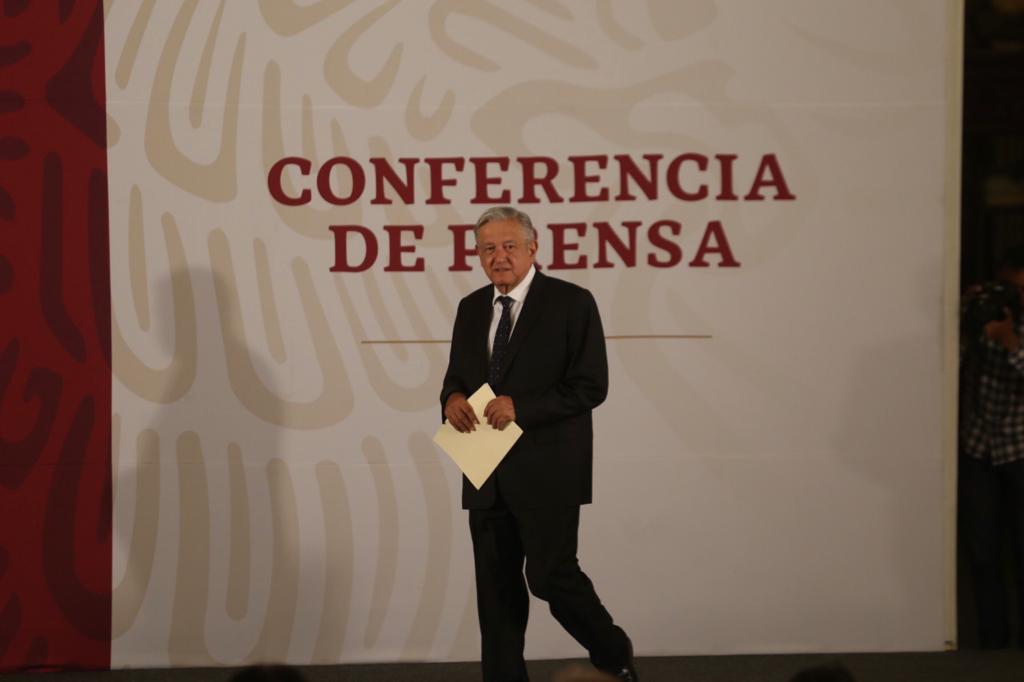 Conferencia matutina de AMLO. Jorge Carballo