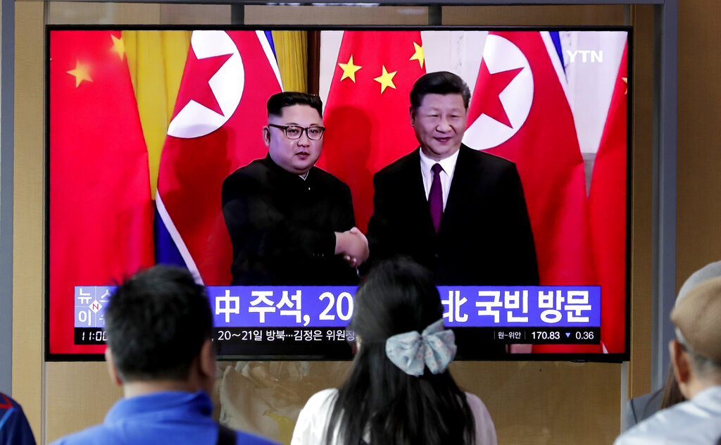 La cumbre llega en un momento en el que tanto Xi como Kim tienen disputas abiertas con Estados Unidos. AP