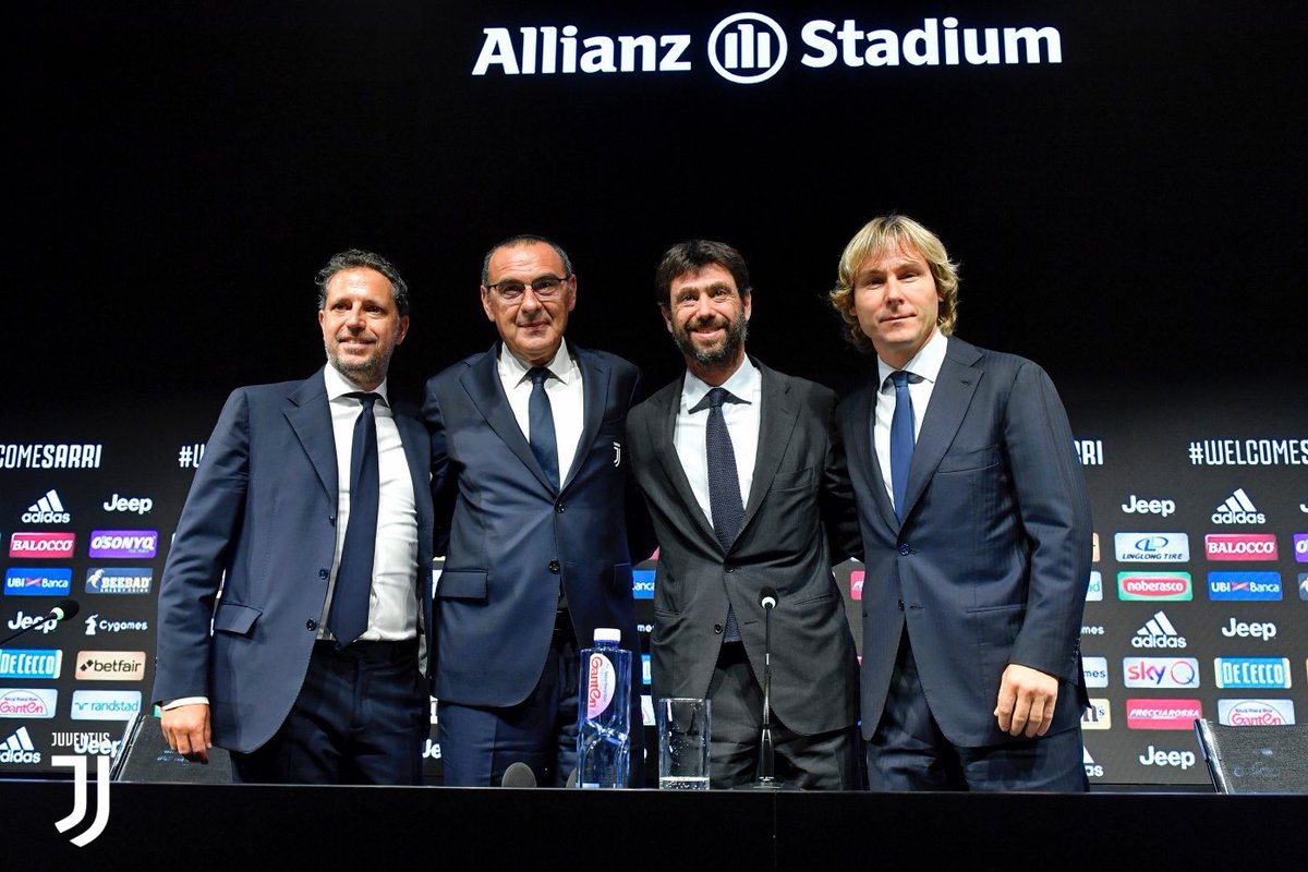 Presentan a Maurizio Sarri como entrenador de Juventus (@juventusfc)
