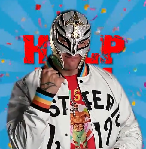 Rey Mysterio  se une a la campaña  Fight4Autism (Twitter @reymysterio)