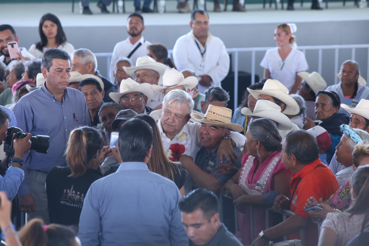 AMLO invita a celebrar un año de su triunfo electoral en el Zócalo/Juan Carlos Bautista.