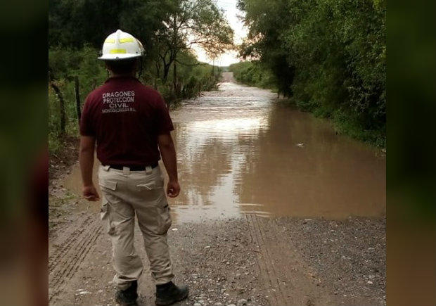 Protección Civil exhortó a tomar precauciones al cruzar arroyos o vados. (Especial)