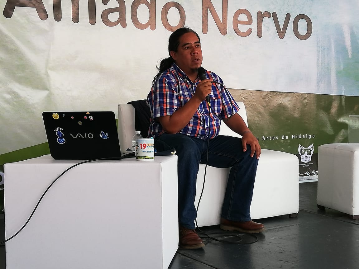 Raúl Macuil Martínez, investigador del Centro de Investigaciones culturales de la Secretaría de Cultura. (Elizabeth Hernández)