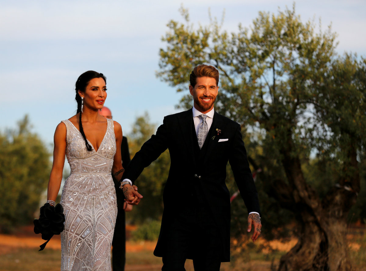 Pilar Rubio y Sergio Ramos (Reuters)