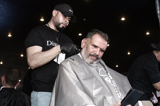 Competencia de barberos. (Franco González)