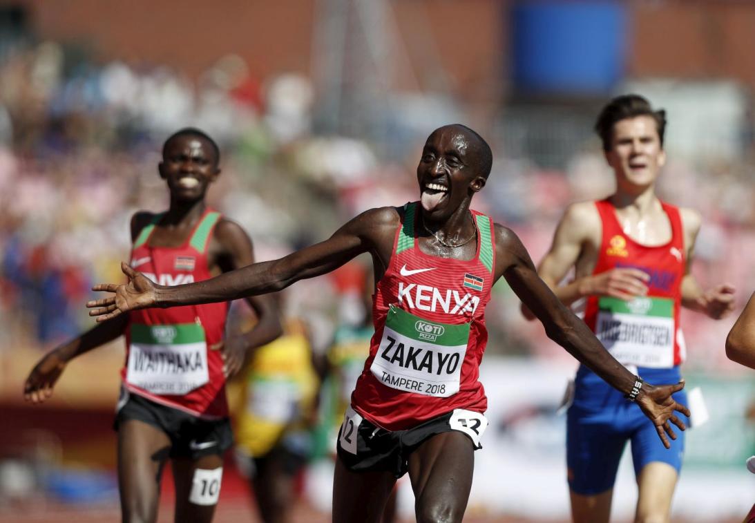 Edward Zakayo Pingua, atleta keniano de 17 años de edad (Reuters)