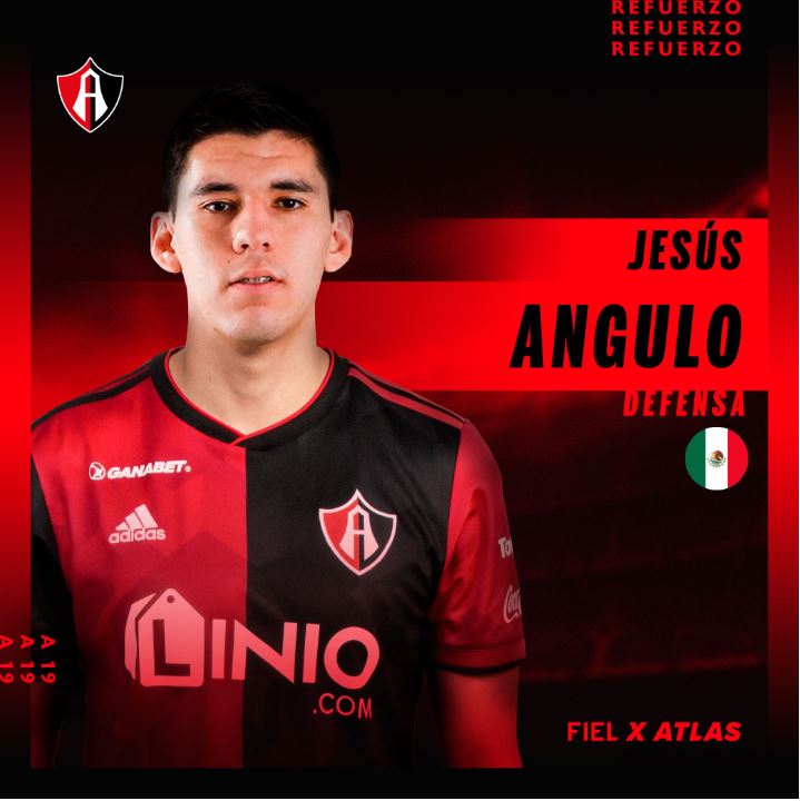 Jesús Angulo es nuevo refuerzo del Atlas. (Foto tomada de Twitter @atlasfc)
