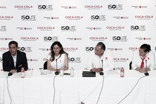 Alianza entre Coca Cola y Cruz Roja. (Franco González)