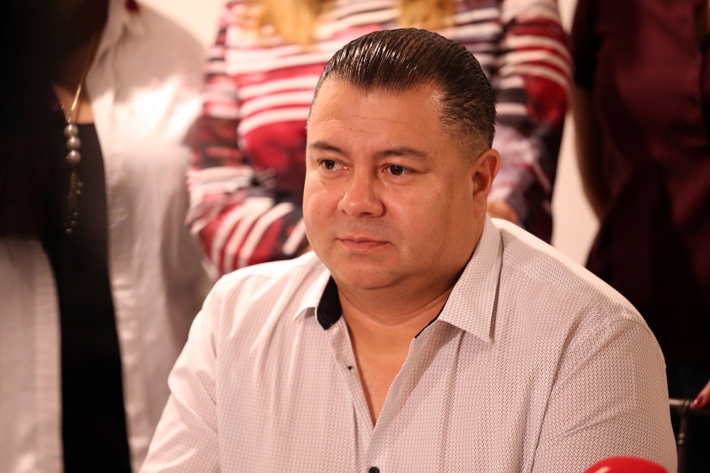 El coordinador de la bancada de Morena, Ramiro González. (Jorge López)