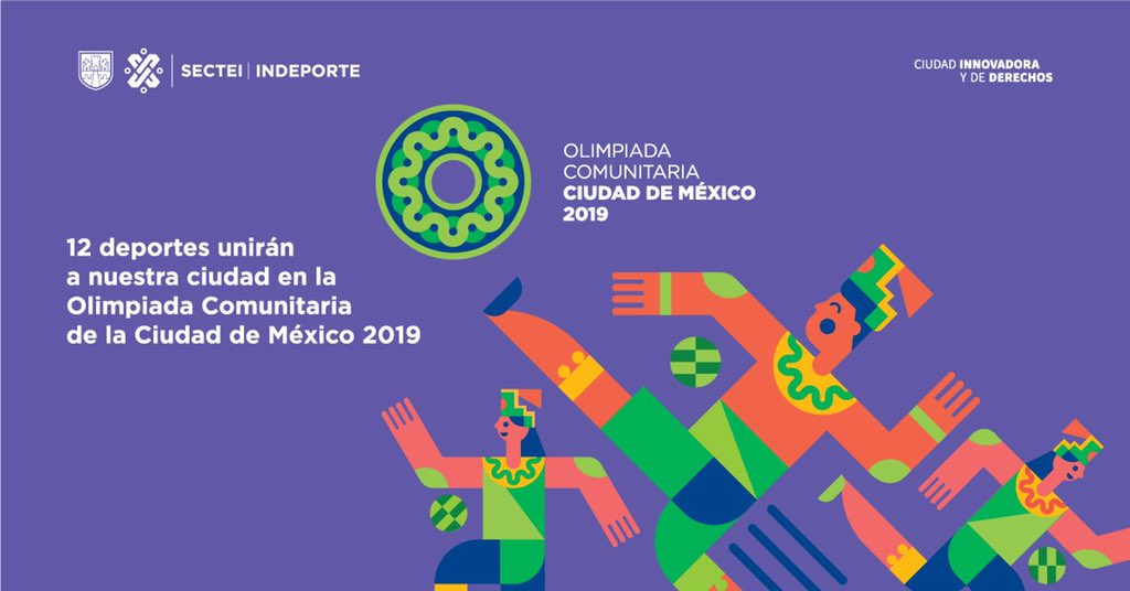 Olimpiada Comunitaria en la Ciudad de México (Twitter: @Claudiashein)