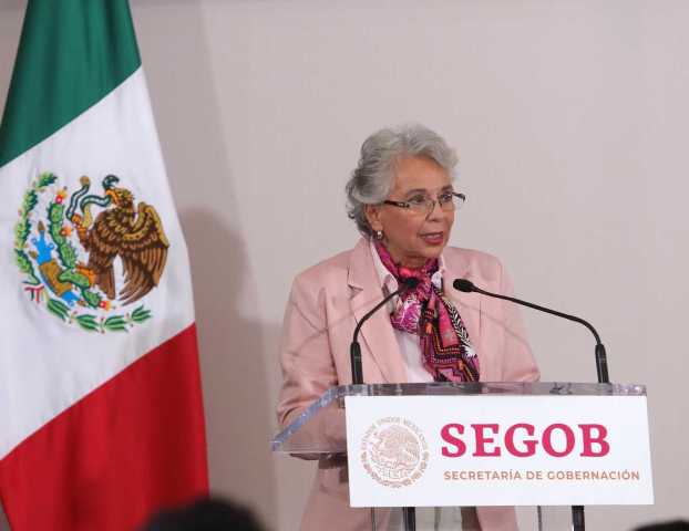 La secretaria de Gobernación, Olga Sánchez Cordero/Especial.