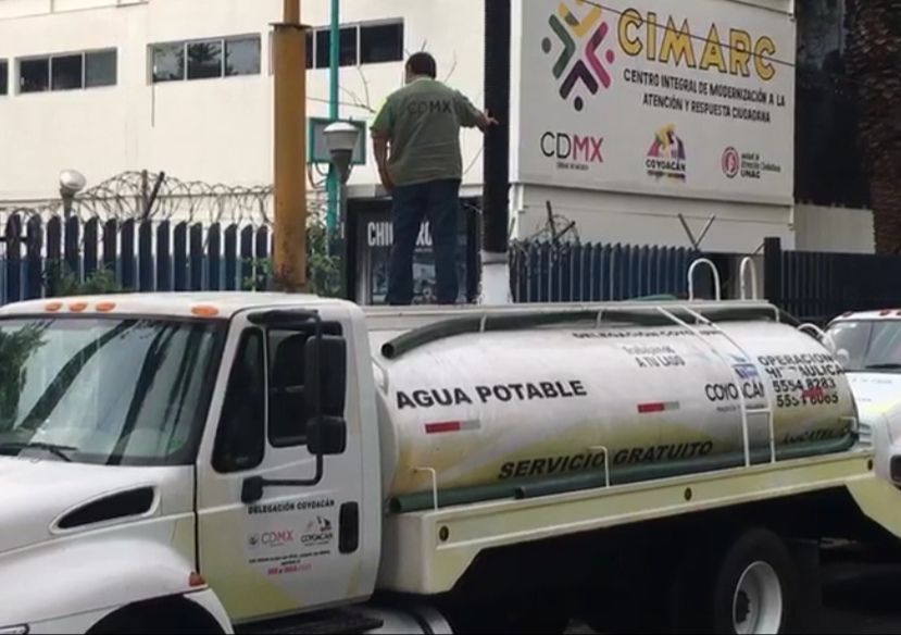Las alcaldías y el Sacmex ya alista las 780 pipas que abastecerán durante el corte. | César Velázquez