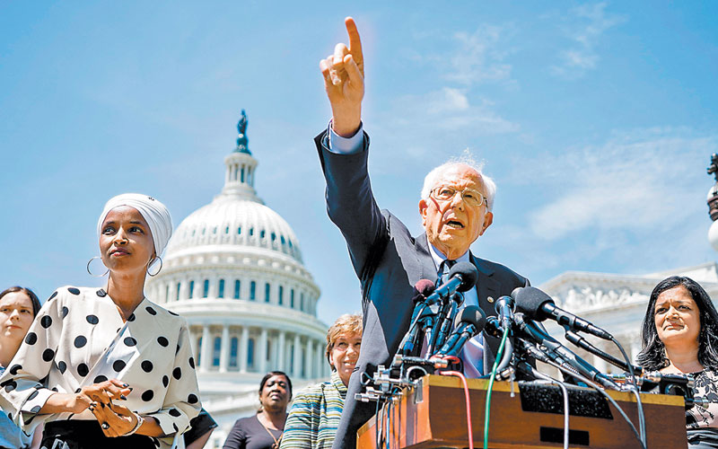 Bernie Sanders contiende de nuevo para ser abanderado y así ir contra Trump. (EFE)