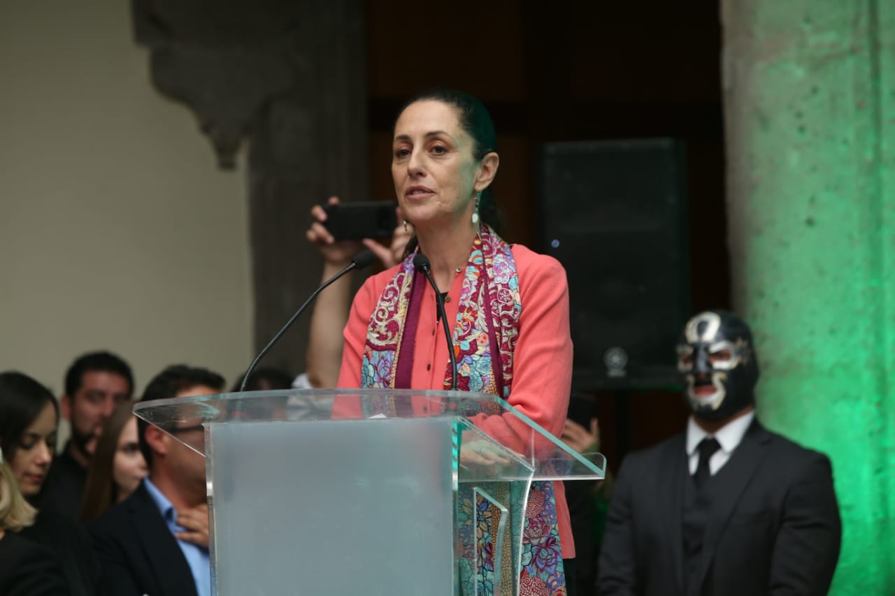 Claudia Sheinbaum en la presentación de la Campaña Capital Cultural de América (Juan Carlos Bautista).