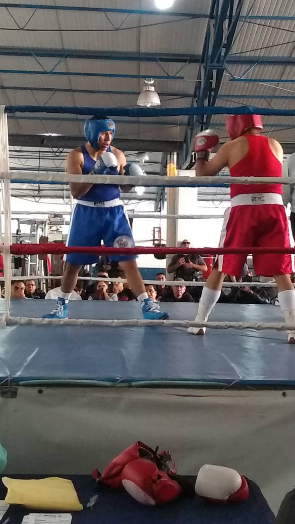 Elementos de la SSC buscan un lugar en los Juegos Latinoamericanos de Policías y Bomberos 2019 en la categoría de box (Cortesía SSC de CdMx)