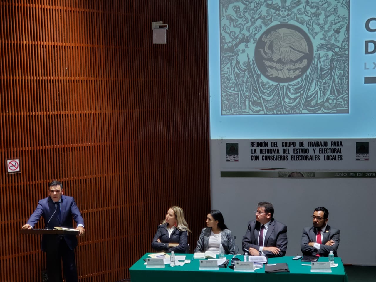 El Foro para la Reforma Electoral y del Estado que se desarrolló en la Cámara de Diputados, en la CDMX. Foto: Especial