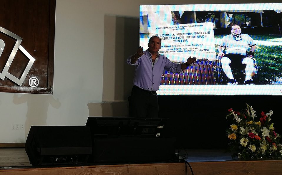 Fritz Thompson, conferencista motivacional. (Tania Cobos)