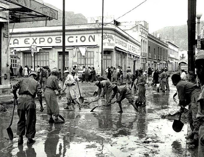 Recordaron la inundación de 1949. (Especial)