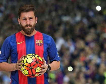 Reza Parastesh, 'El Messi Iraní' (Instagram @rezaparastesh)