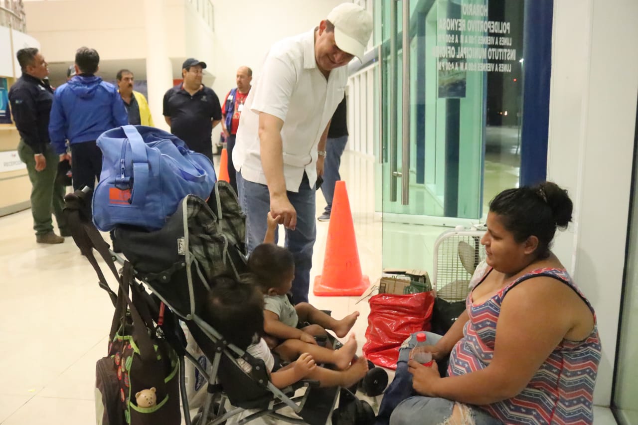 Por tromba en Reynosa se habilitan refugios temporales (Foto/CORTESÍA)