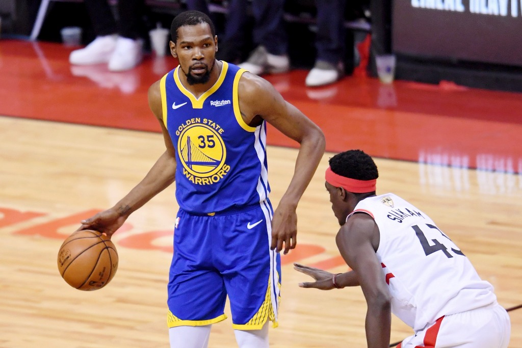Kevin Durant salió de los Warriors del Golden State (Reuters)