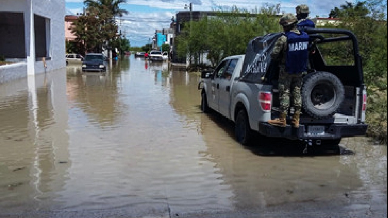Llevan a cabo en Reynosa Plan Marina en su Fase de Auxilio (Foto/MILENIO)