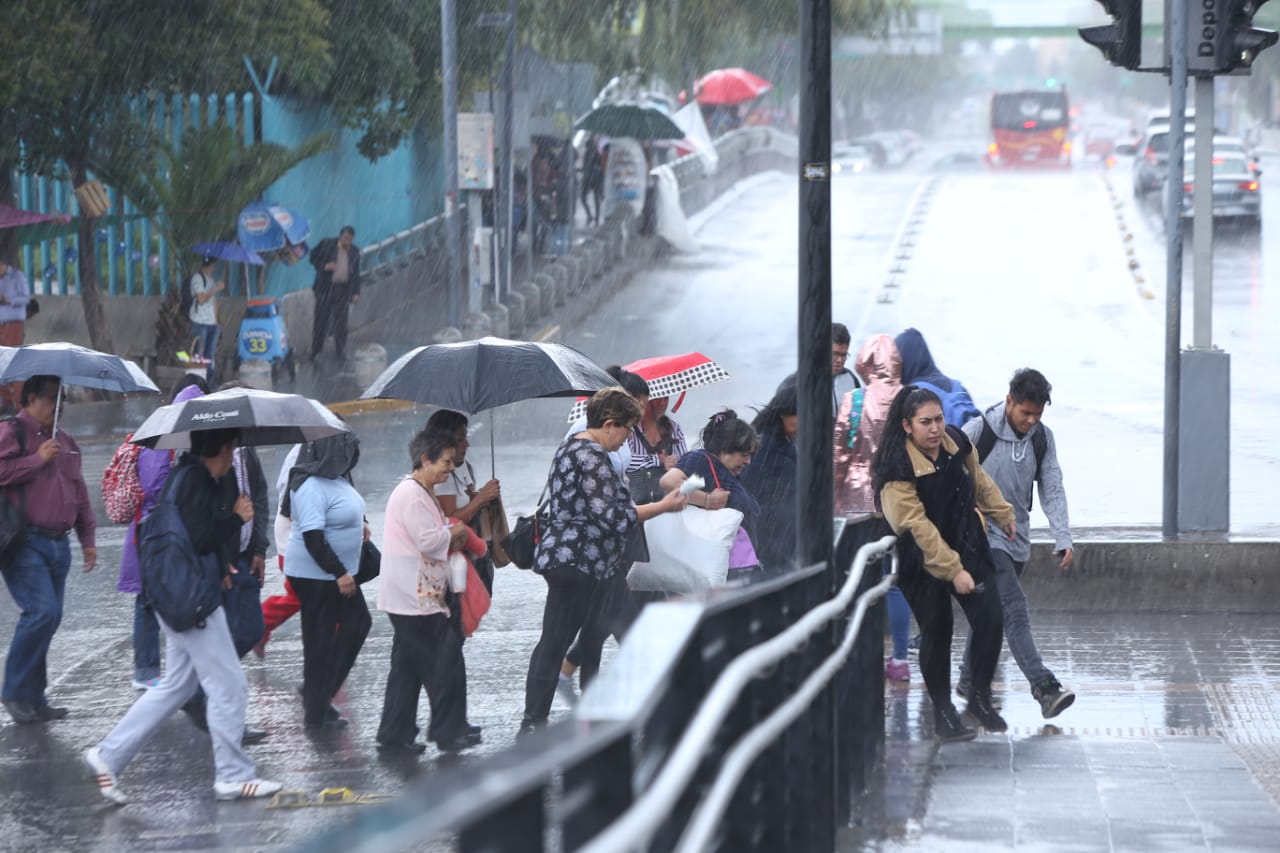 Lluvias en la Gustavo A.Madero son moderadas. (Juan Carlos Bautista)